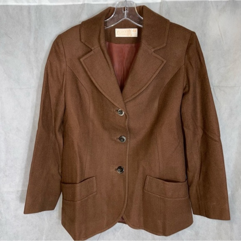Pendleton Brown Vintage Wool Blazer size 10